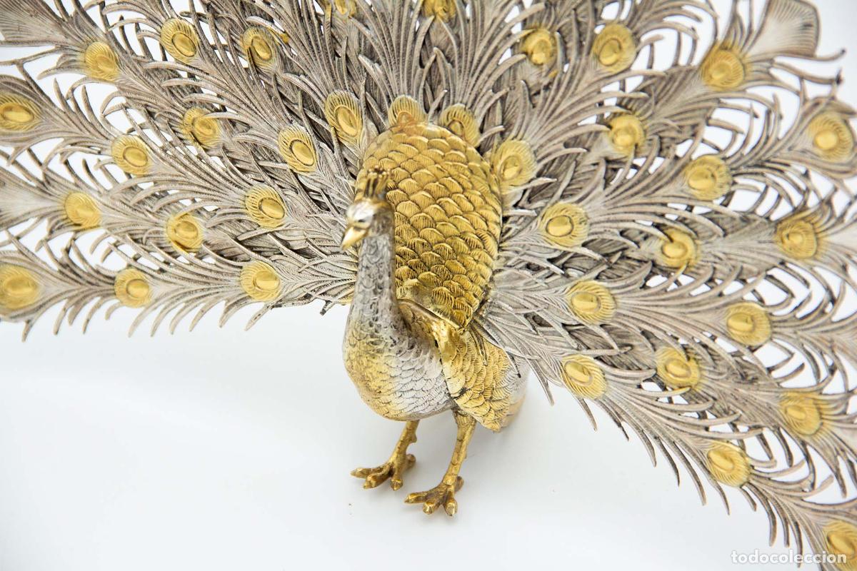 Antig&uuml;edades: Pavo real en plata - Foto 3