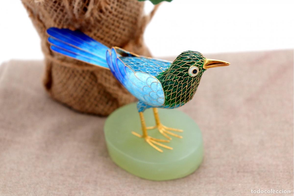 Antig&uuml;edades: P&aacute;jaro de plata - Foto 1
