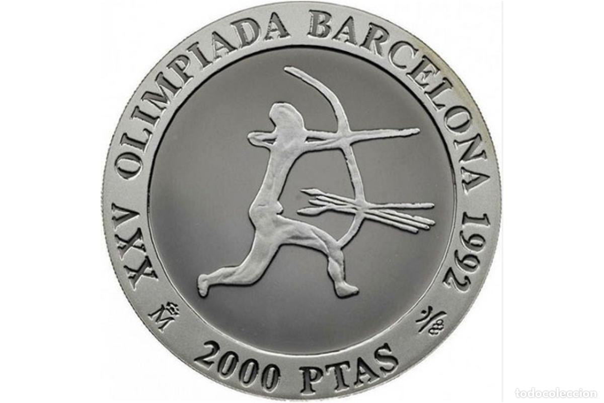 Antiques: Moneda de plata - 2000 pesetas de los Juegos Ol&iacute;mpicos de Barcelona 1992