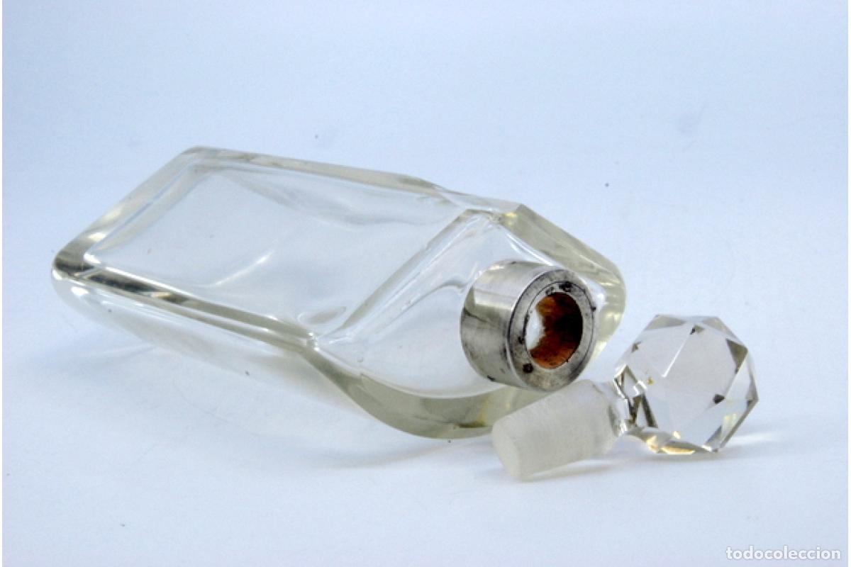Antig&uuml;edades: Botella de vidrio y plata - Foto 6