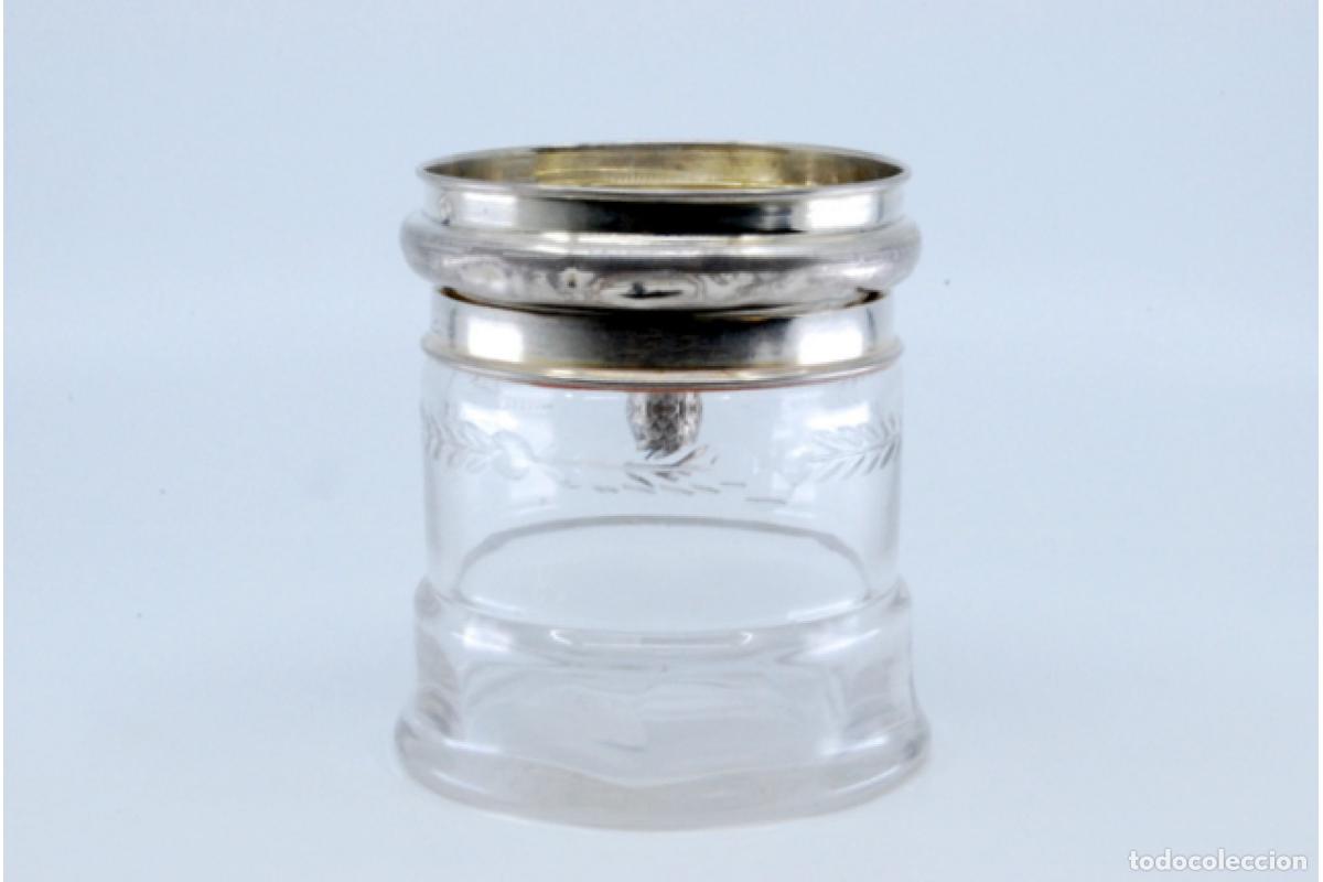 Antig&uuml;edades: Botella de vidrio y plata - Foto 4