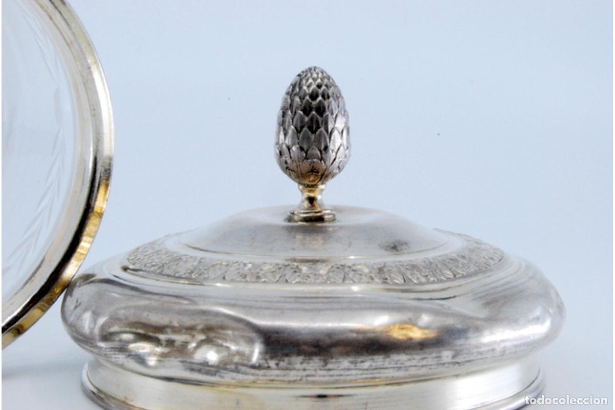 Antig&uuml;edades: Botella de vidrio y plata - Foto 10