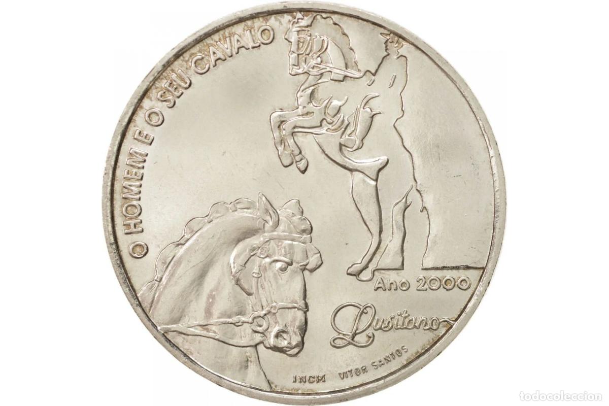 Antig&uuml;edades: Moneda de plata - El hombre y su caballo - Foto 1