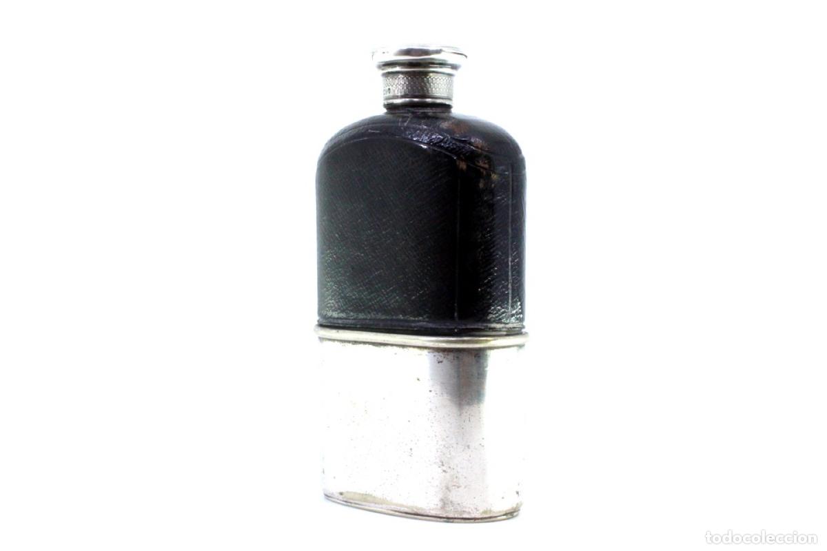 Antig&uuml;edades: Botella de vidrio y plata - Foto 4