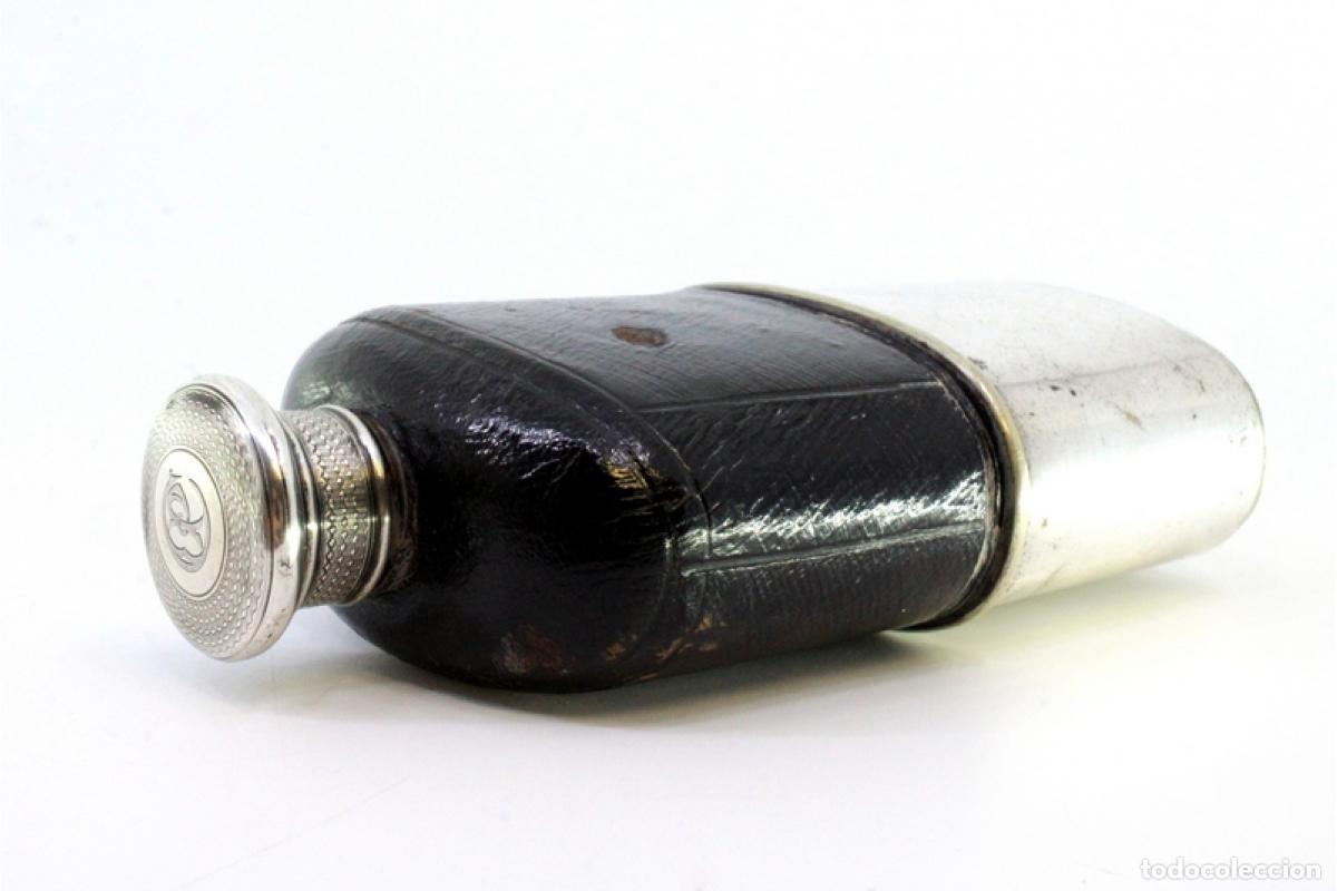 Antig&uuml;edades: Botella de vidrio y plata - Foto 6
