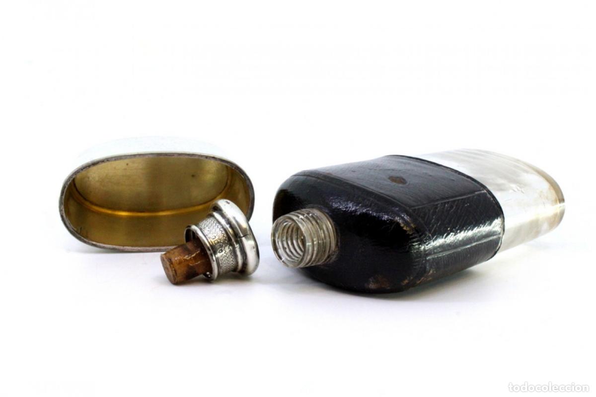 Antig&uuml;edades: Botella de vidrio y plata - Foto 7
