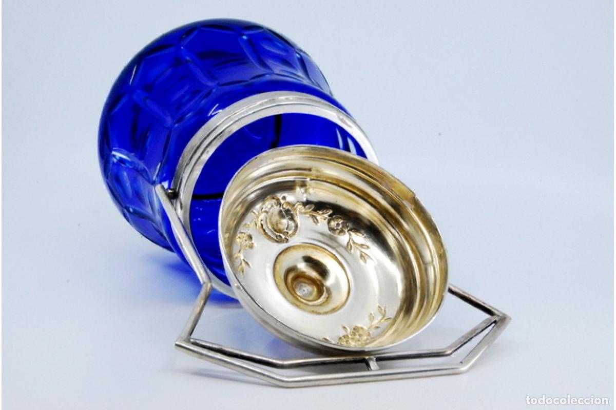 Antig&uuml;edades: Tarro de mermelada de plata - Foto 2