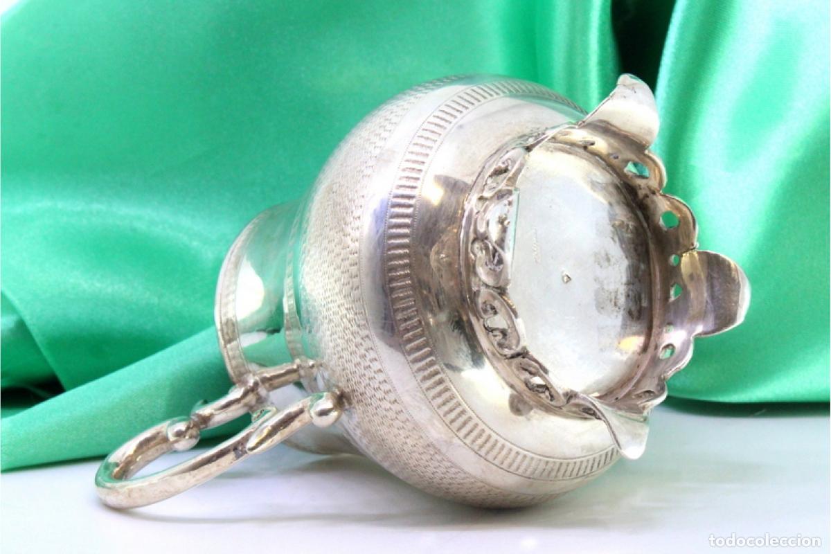 Antig&uuml;edades: Jarra de vino de plata - Foto 4