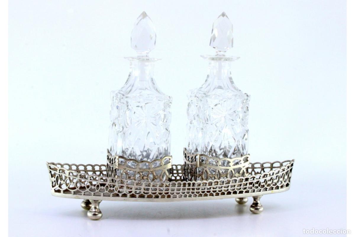 Antig&uuml;edades: Frascos de plata para perfume. - Foto 2