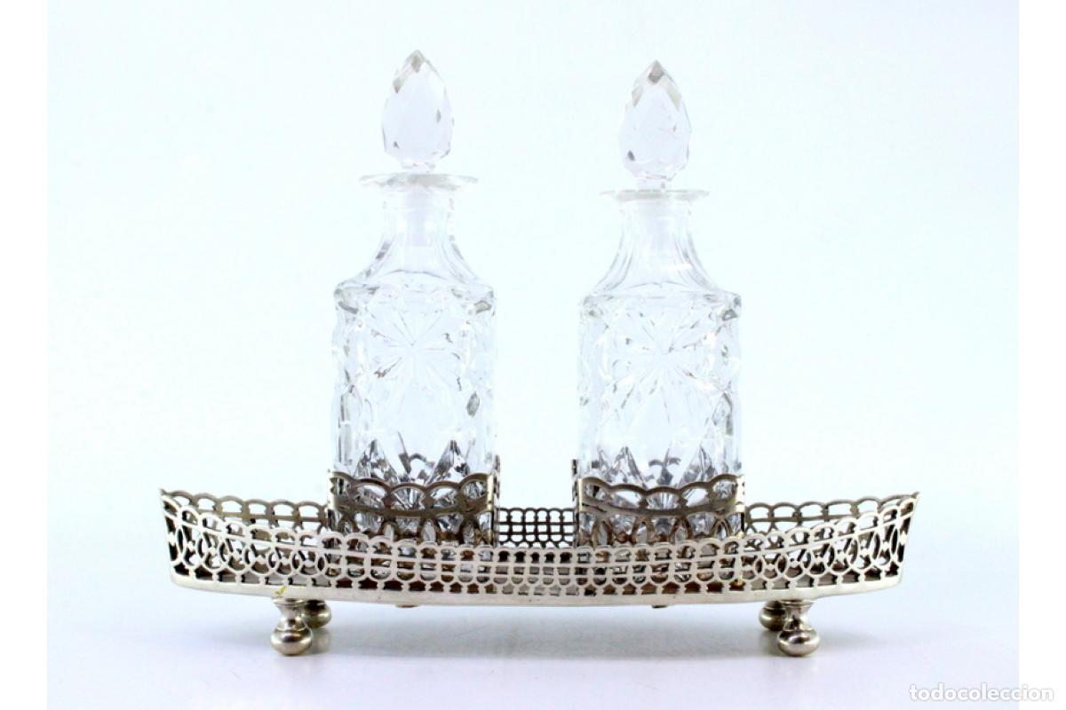 Antig&uuml;edades: Frascos de plata para perfume. - Foto 5