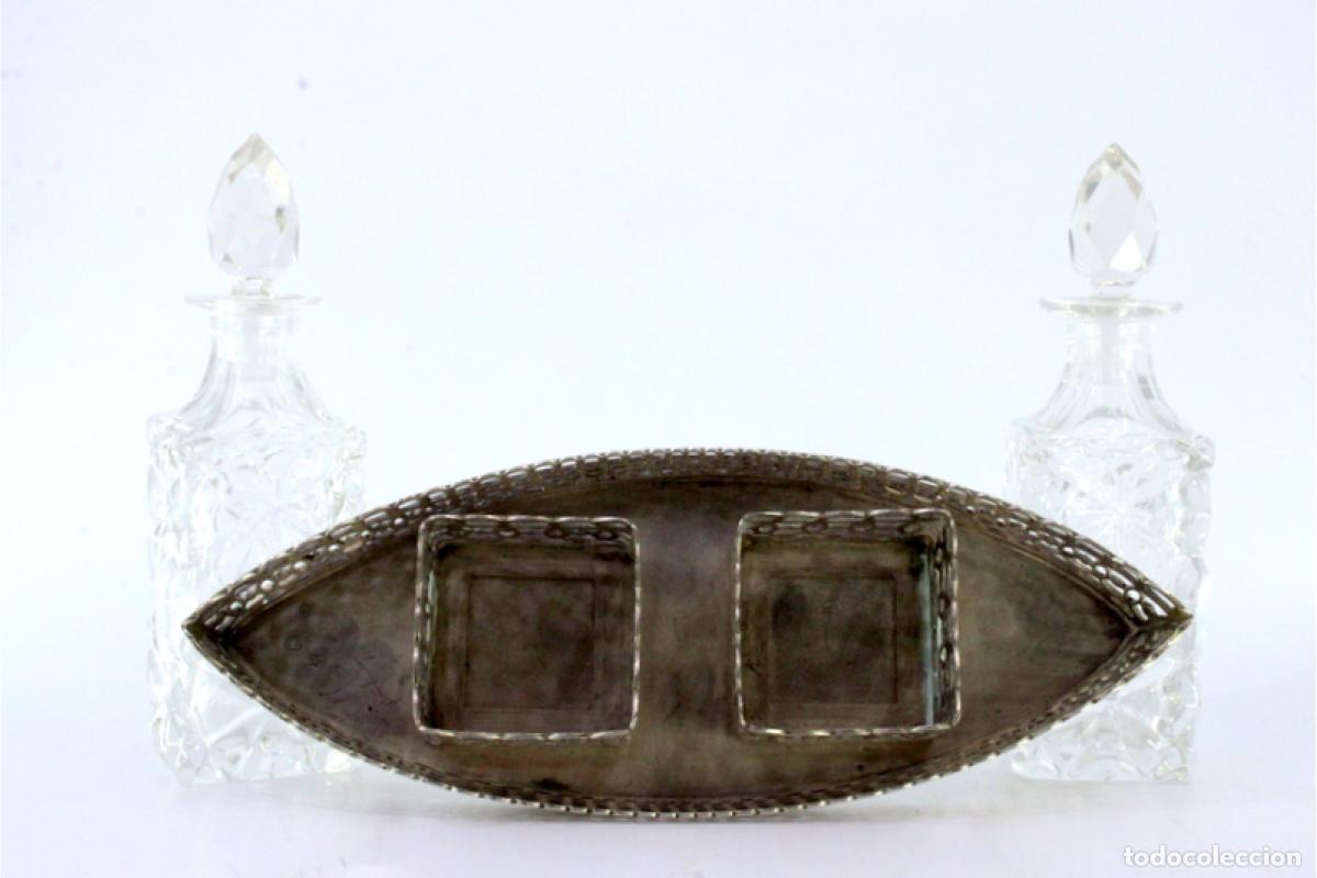 Antig&uuml;edades: Frascos de plata para perfume. - Foto 6