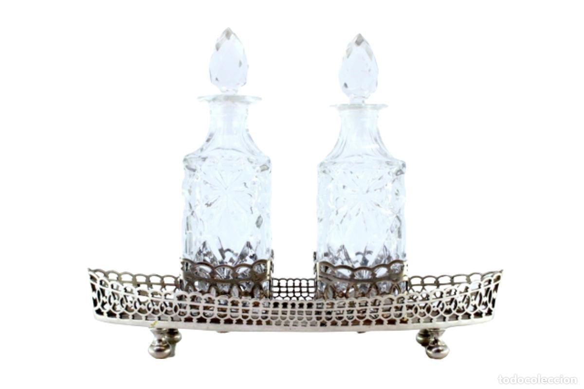 Antig&uuml;edades: Frascos de plata para perfume. - Foto 1