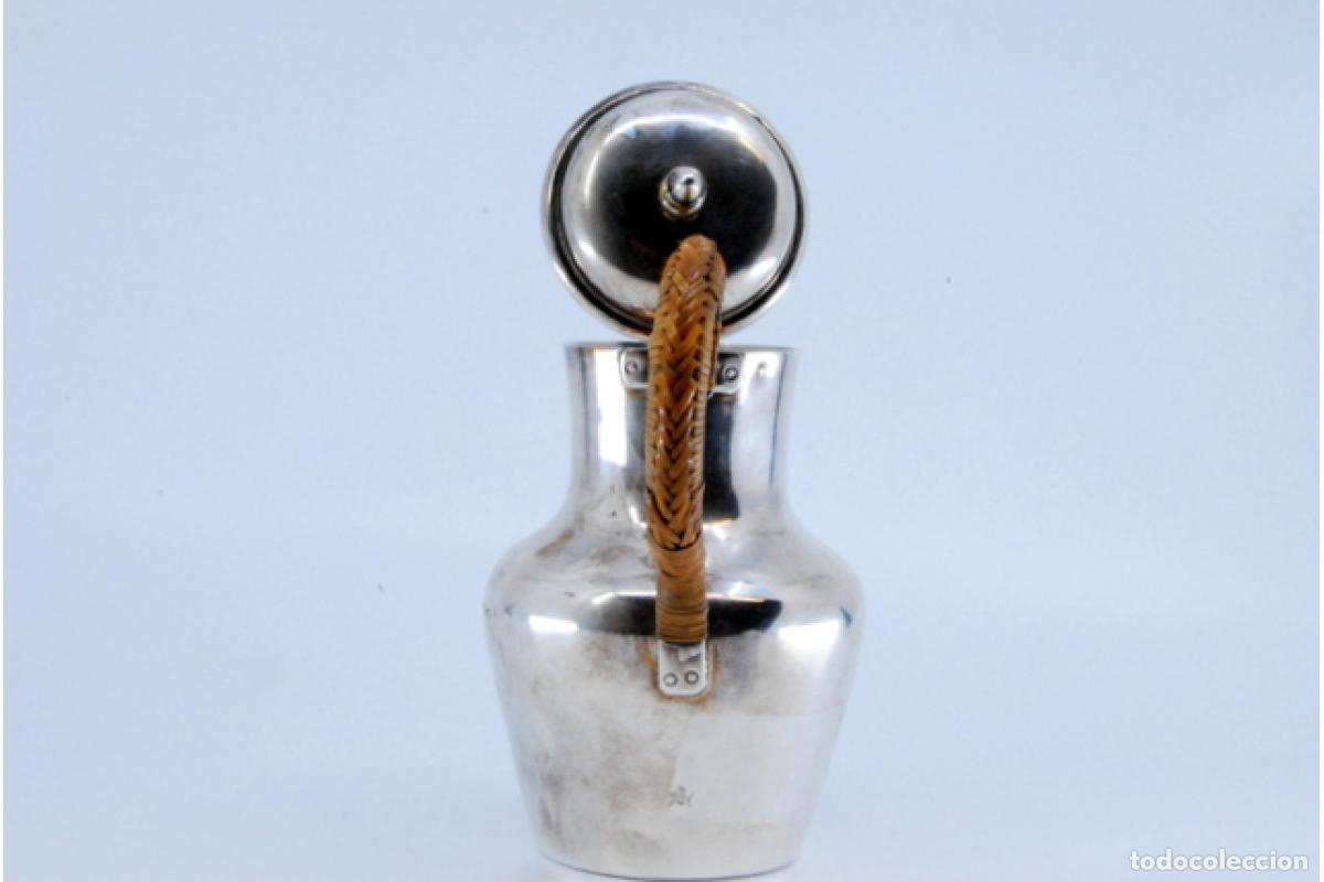 Antig&uuml;edades: jarra de leche de plata - Foto 3