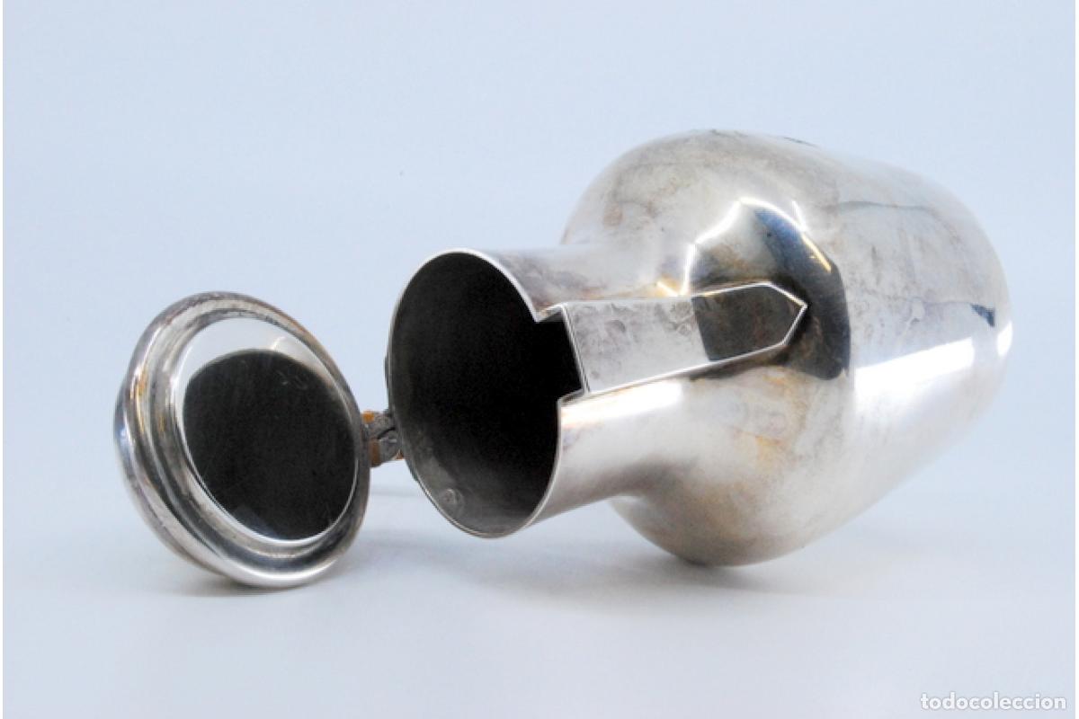 Antig&uuml;edades: jarra de leche de plata - Foto 4
