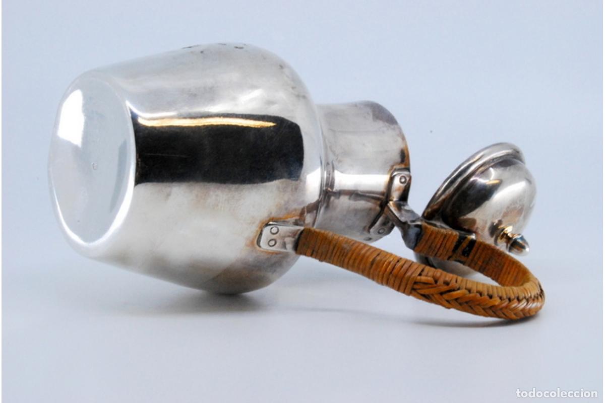 Antig&uuml;edades: jarra de leche de plata - Foto 5
