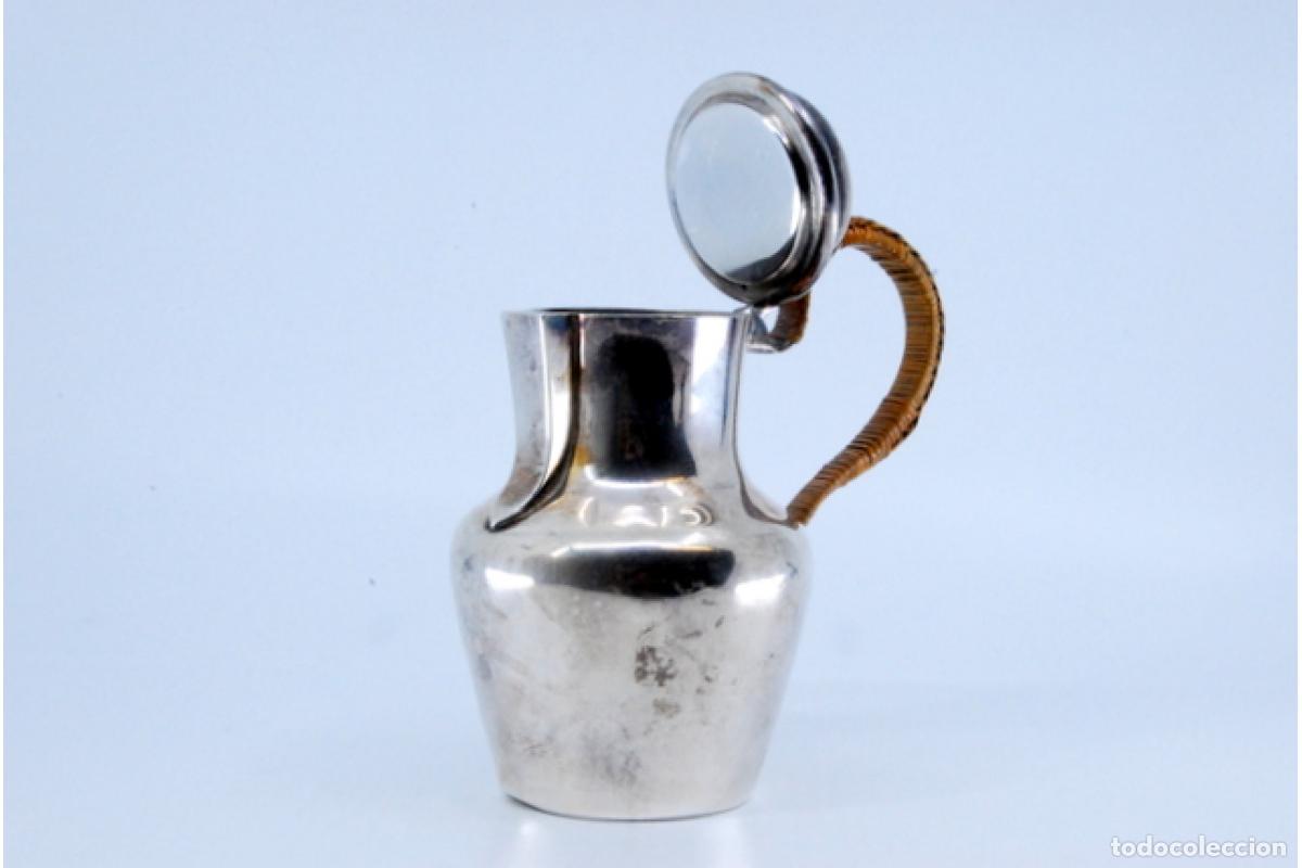 Antig&uuml;edades: jarra de leche de plata - Foto 7