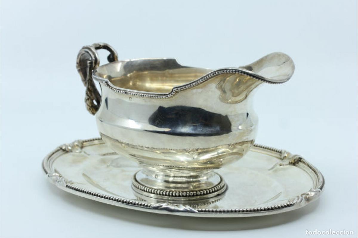 Antig&uuml;edades: salsera de plata - Foto 4