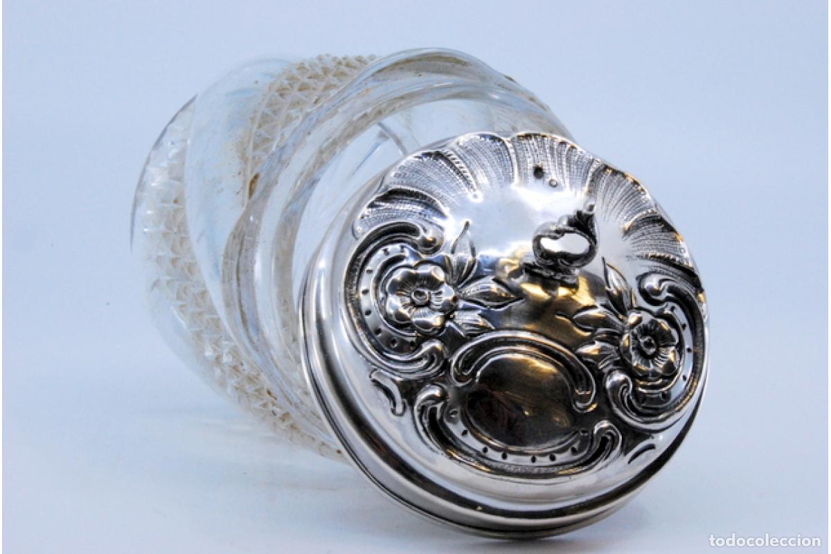 Antig&uuml;edades: Botella de vidrio y plata - Foto 8