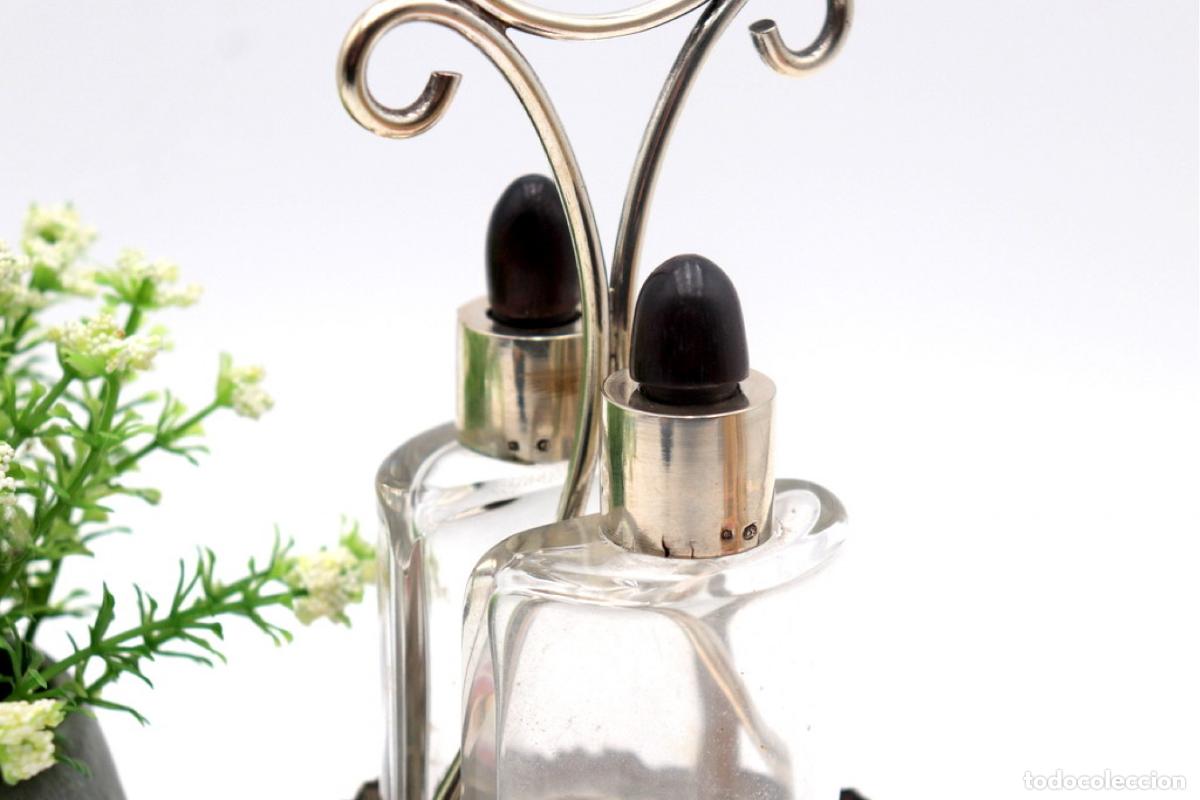 Antig&uuml;edades: Frascos de plata para perfume. - Foto 5