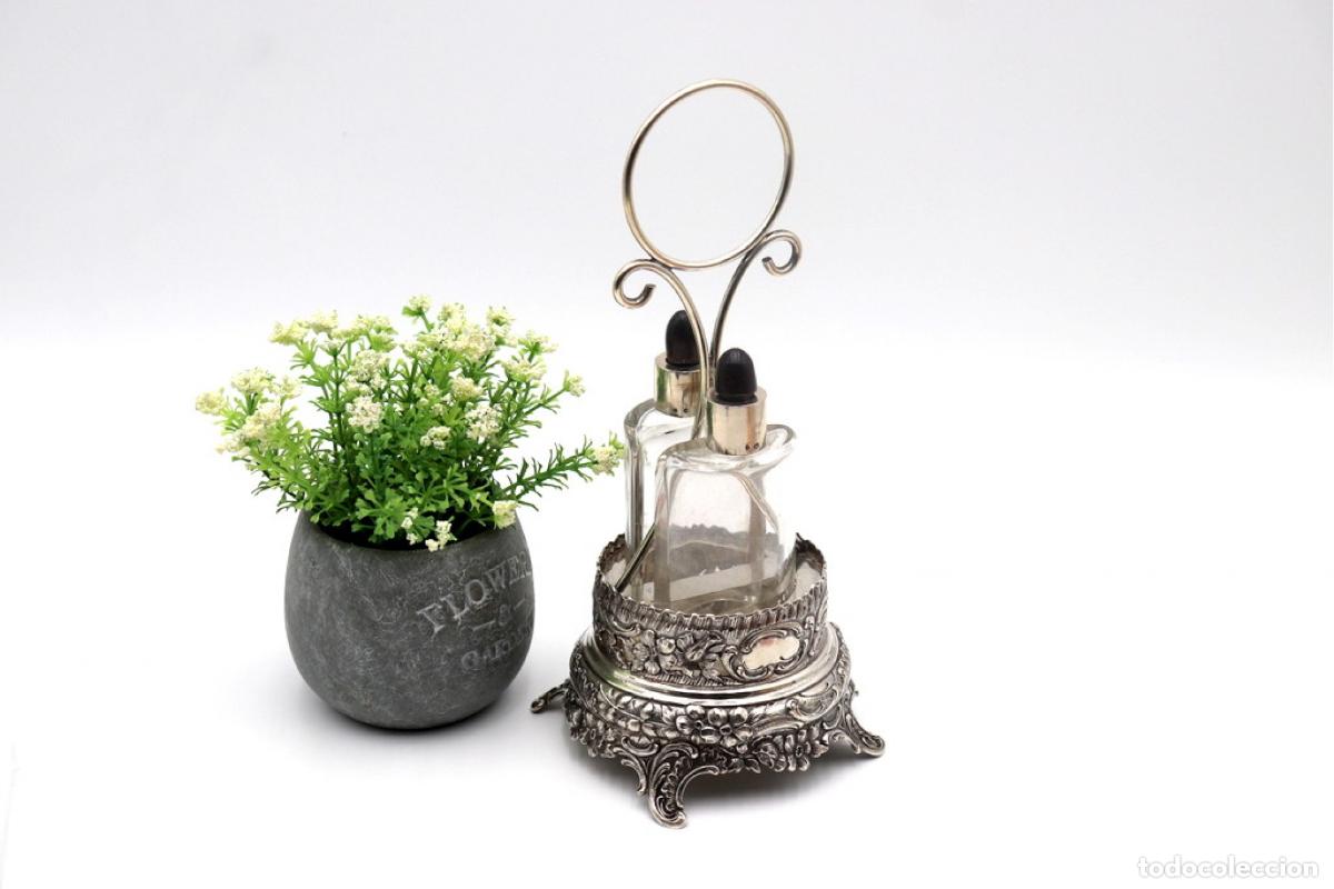 Antig&uuml;edades: Frascos de plata para perfume. - Foto 1