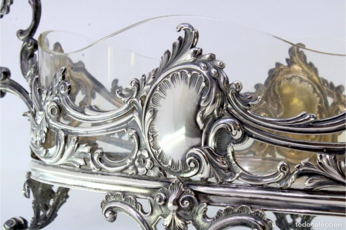 Antig&uuml;edades: Frutero/Centro de mesa, en plata - Foto 2