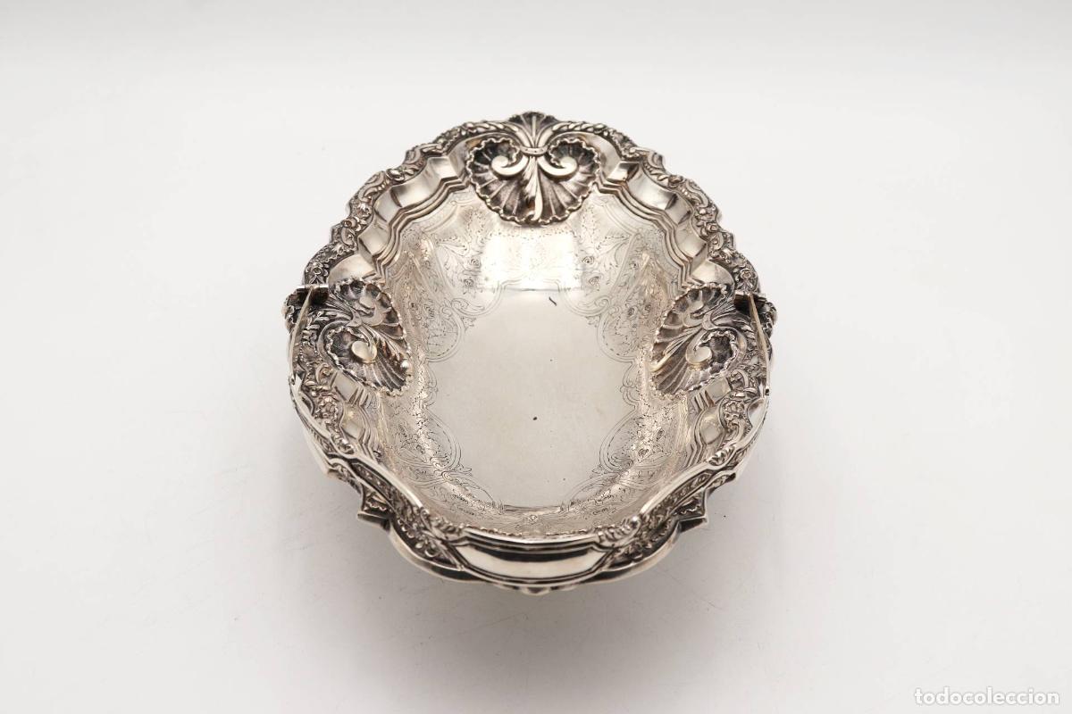 Antig&uuml;edades: Frutero de plata - Foto 3