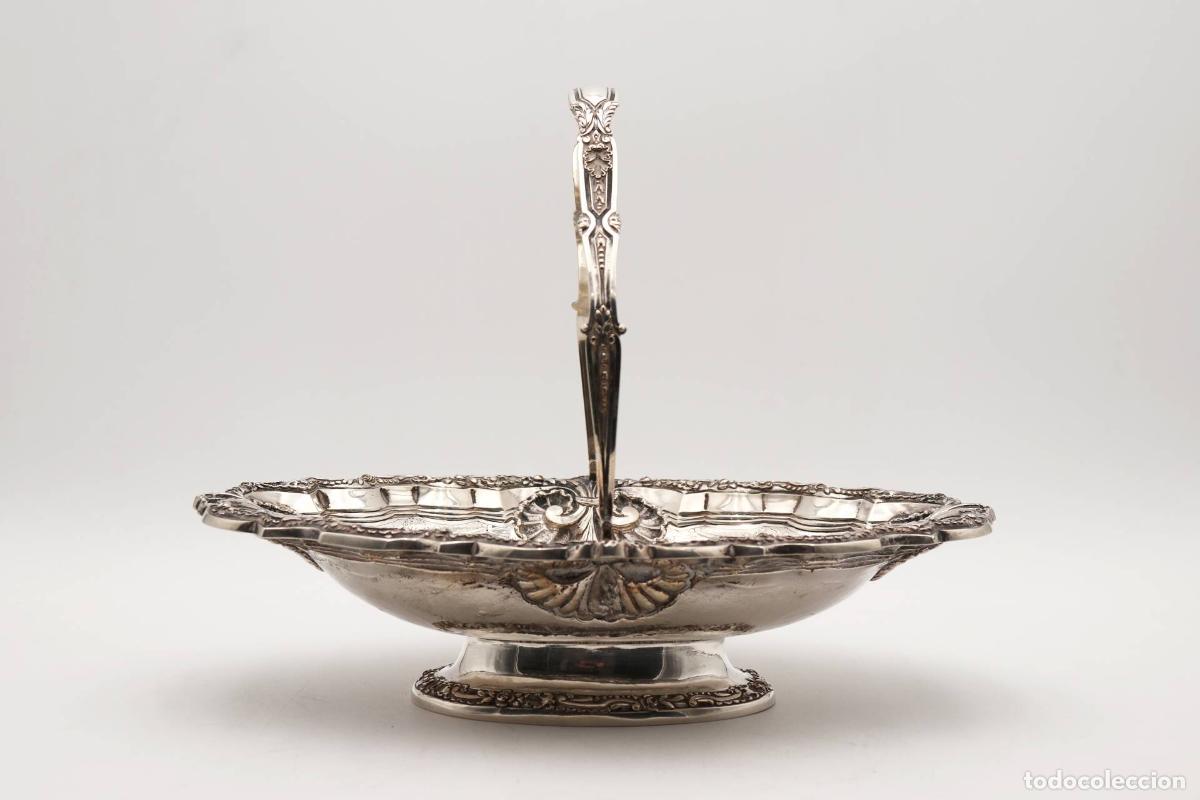 Antig&uuml;edades: Frutero de plata - Foto 4