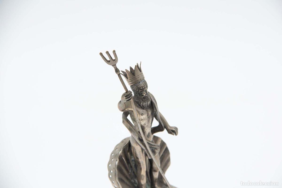 Antig&uuml;edades: Palillero de plata - Poseid&oacute;n - Foto 3