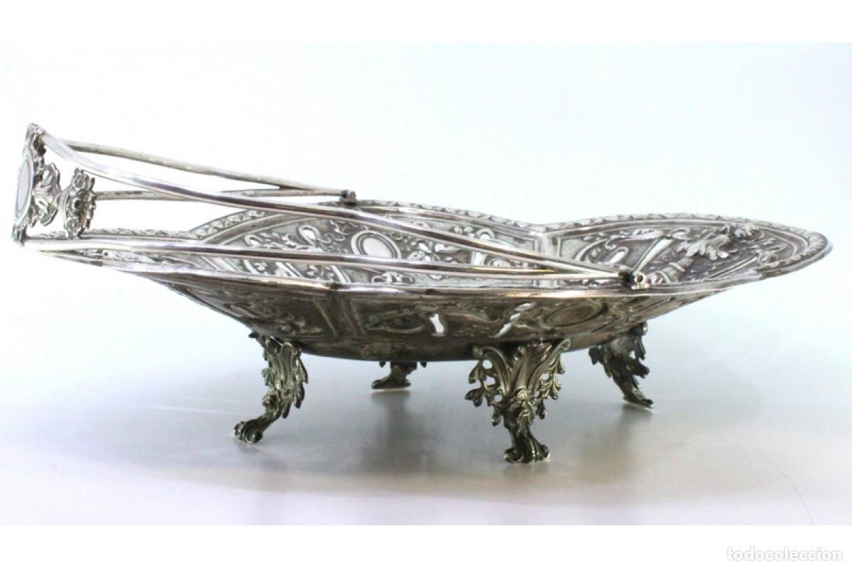 Antig&uuml;edades: Frutero de plata - Foto 6