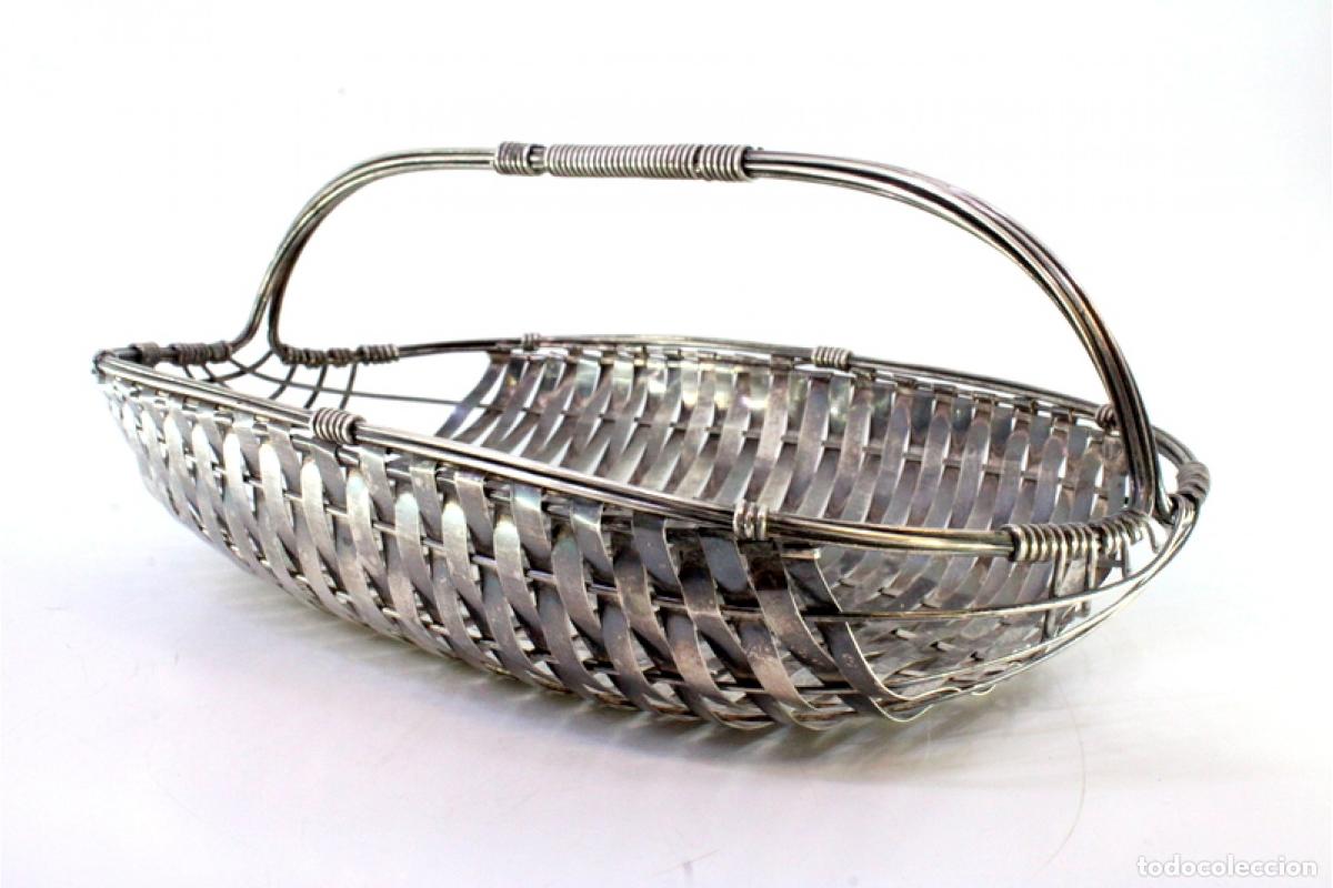 Antig&uuml;edades: Frutero de plata - Foto 2