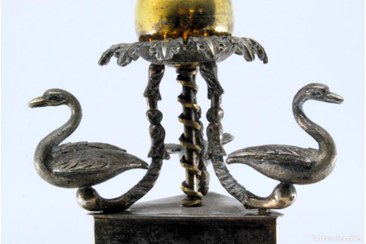 Antig&uuml;edades: Soporte para palillos de dientes de plata - Shell - Foto 8