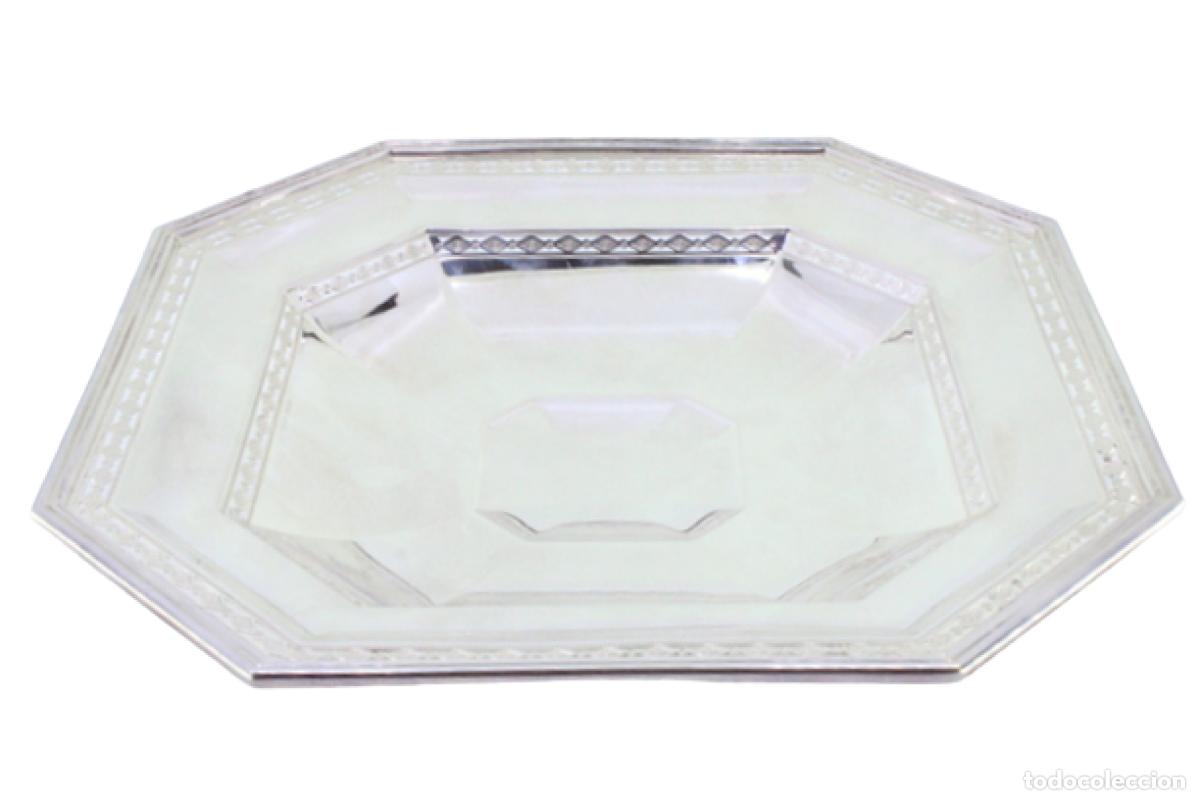 Antig&uuml;edades: Frutero de plata - Foto 1