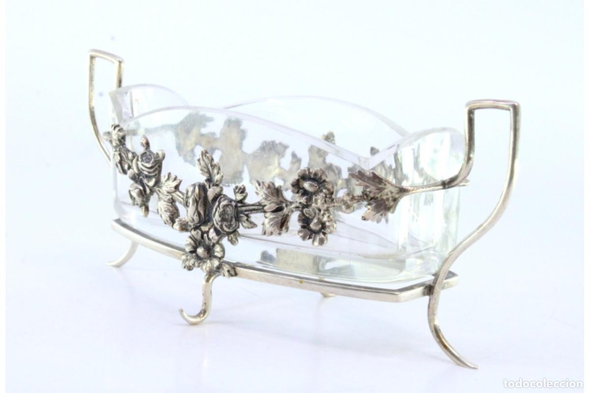 Antig&uuml;edades: soporte de plata para palillos de dientes - Foto 2