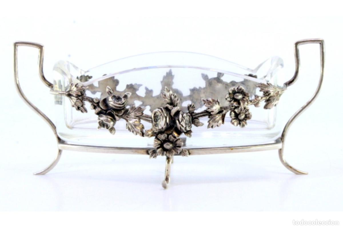 Antig&uuml;edades: soporte de plata para palillos de dientes - Foto 3