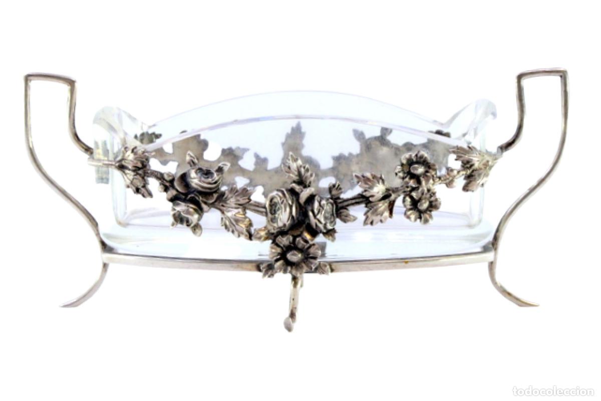 Antig&uuml;edades: soporte de plata para palillos de dientes - Foto 1