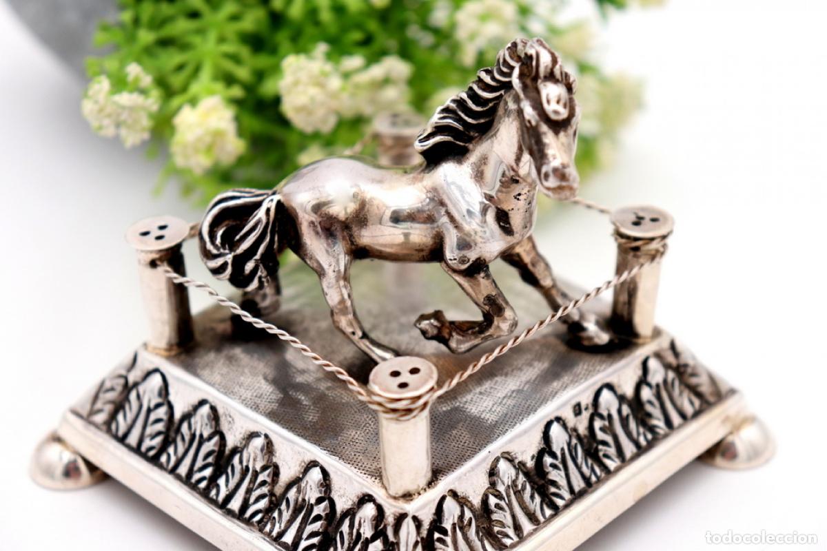 Antig&uuml;edades: Palillo de plata - Caballo - Foto 5