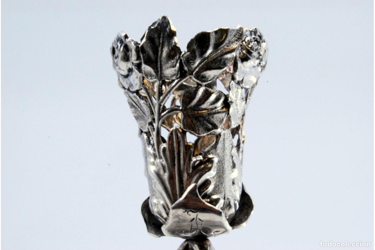 Antig&uuml;edades: Palillero de plata - Tulip&aacute;n - Foto 7