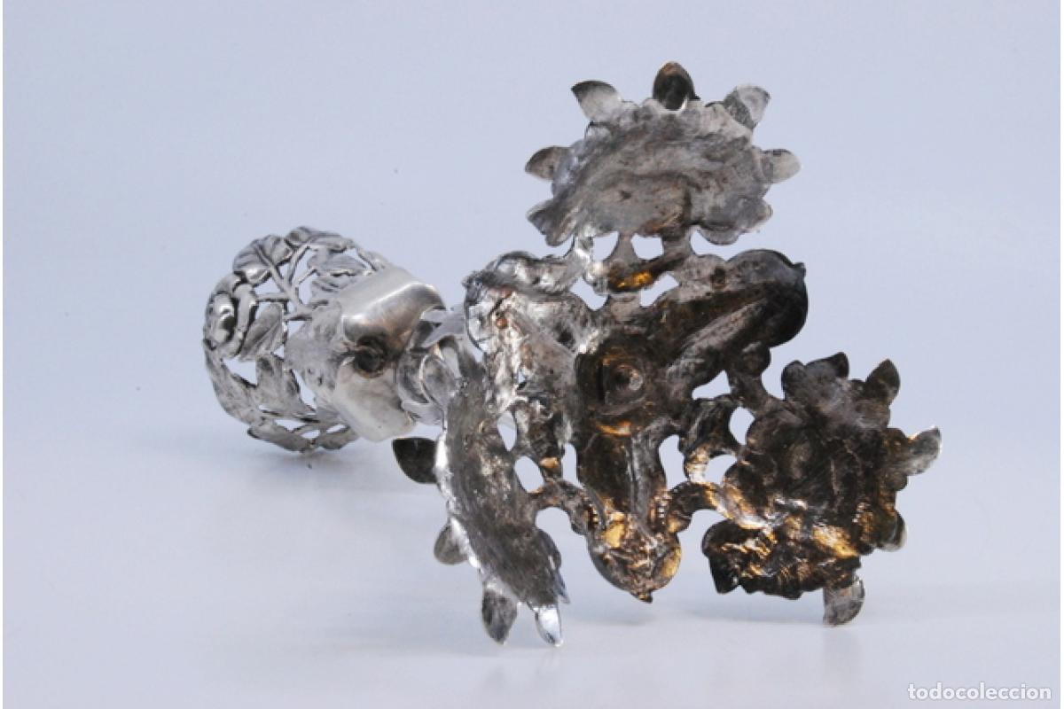 Antig&uuml;edades: Palillero de plata - Tulip&aacute;n - Foto 8