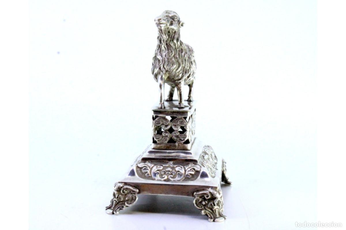 Antig&uuml;edades: Soporte para palillos de dientes de plata - Cabra - Foto 3