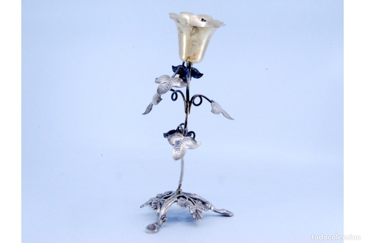 Antig&uuml;edades: soporte de plata para palillos de dientes - Foto 2