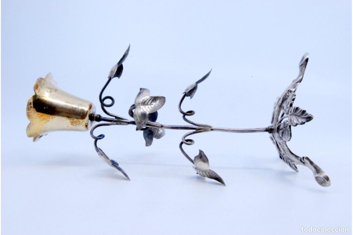 Antig&uuml;edades: soporte de plata para palillos de dientes - Foto 4