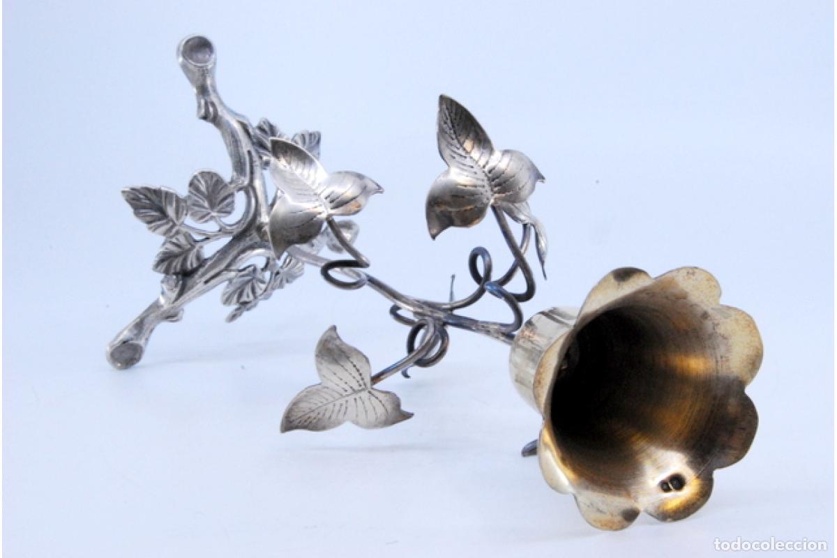 Antig&uuml;edades: soporte de plata para palillos de dientes - Foto 8