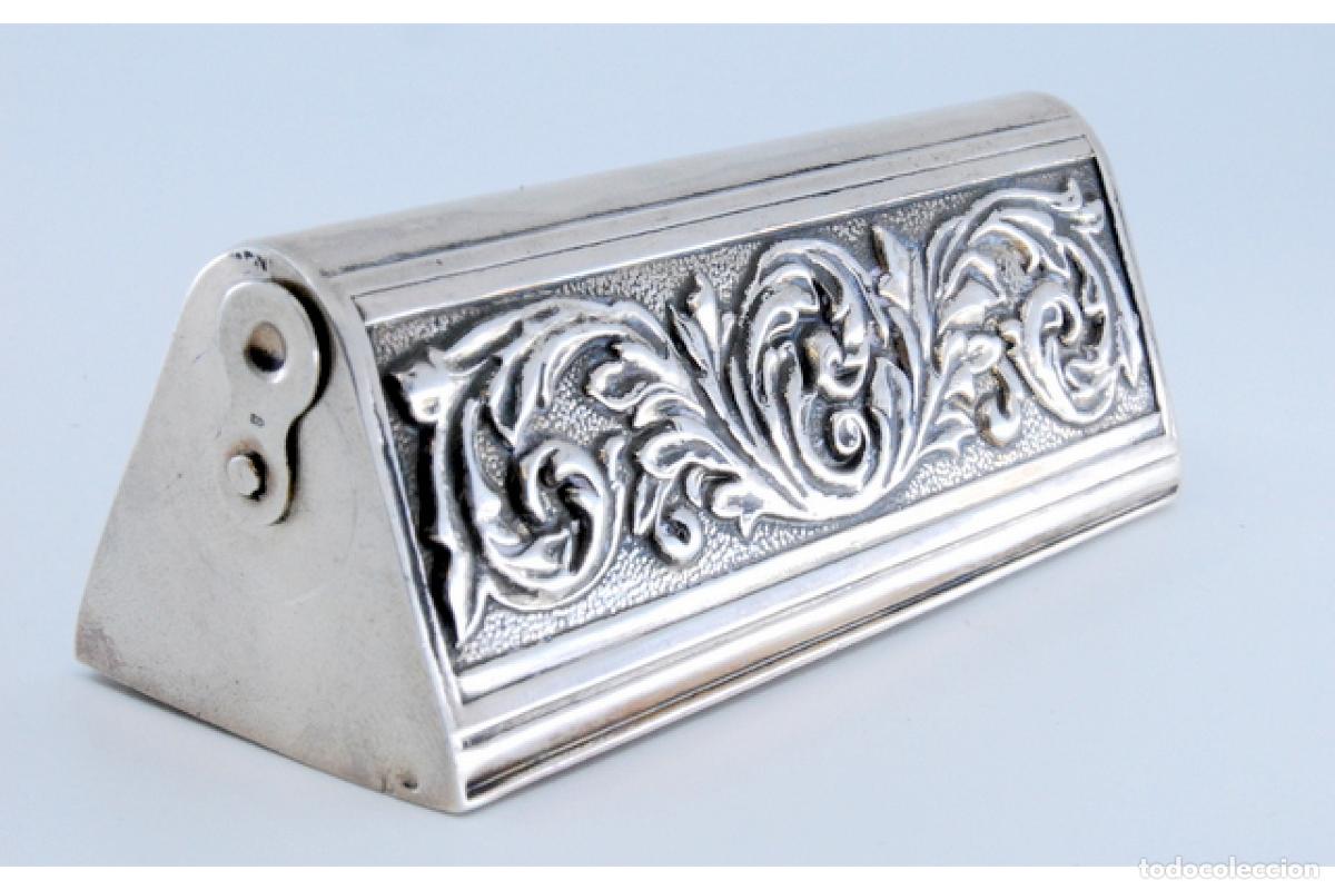 Antig&uuml;edades: soporte de plata para palillos de dientes - Foto 3