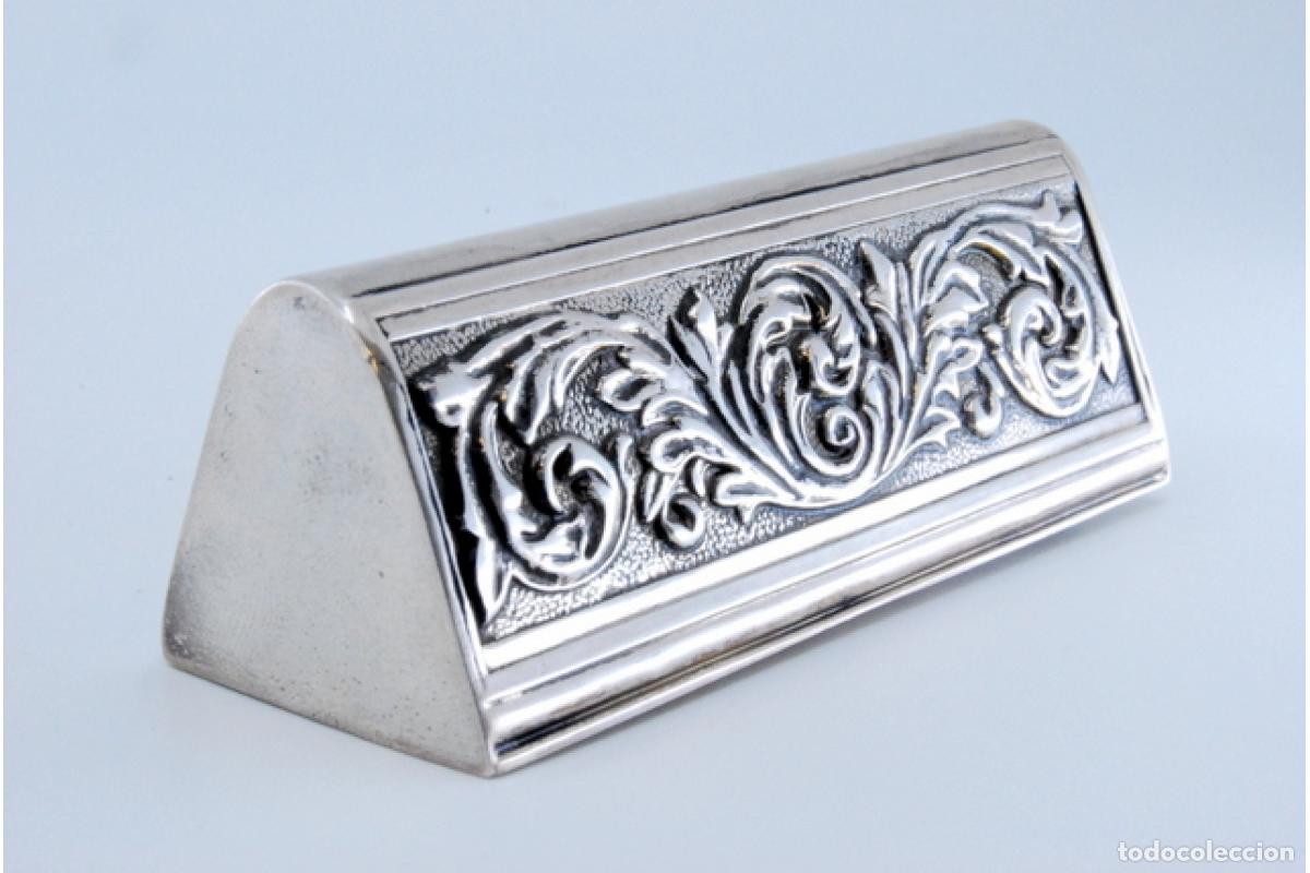Antig&uuml;edades: soporte de plata para palillos de dientes - Foto 4