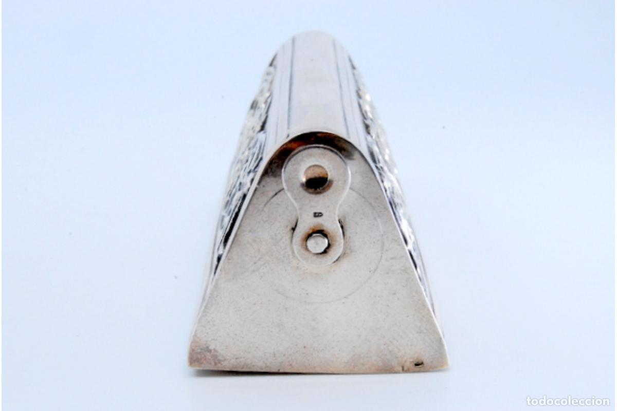 Antig&uuml;edades: soporte de plata para palillos de dientes - Foto 6
