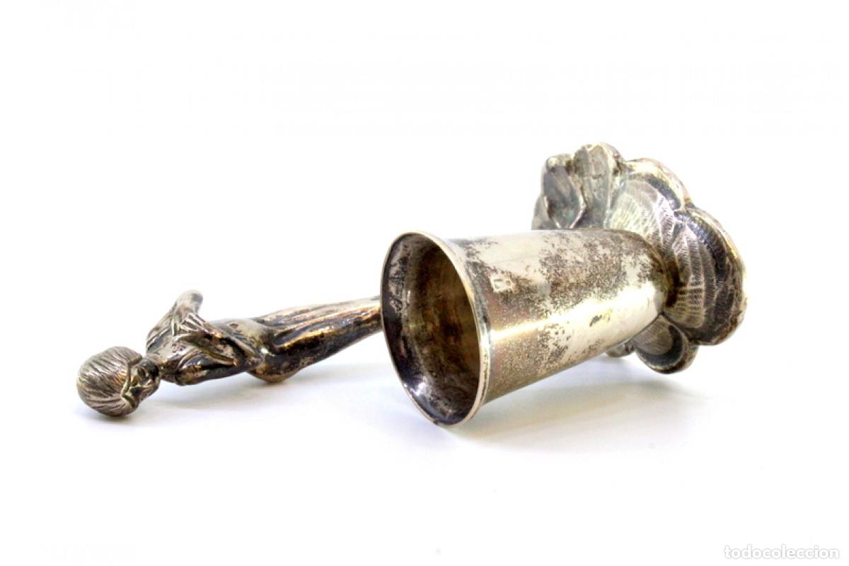 Antig&uuml;edades: soporte de plata para palillos de dientes - Foto 5