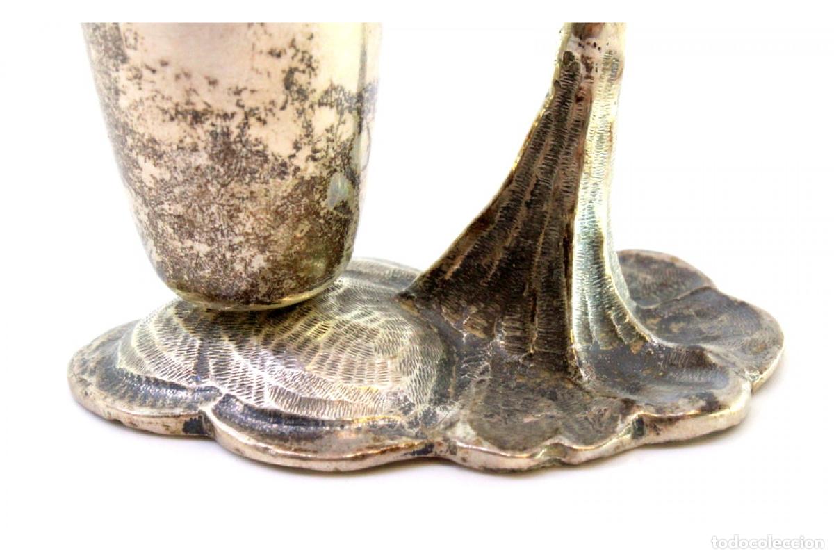 Antig&uuml;edades: soporte de plata para palillos de dientes - Foto 7