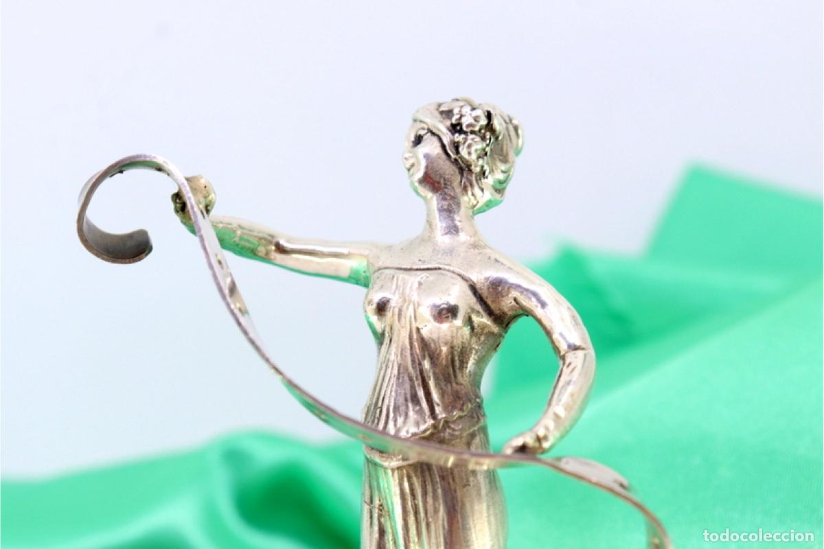Antig&uuml;edades: Palillero de plata - Dama antigua - Foto 6