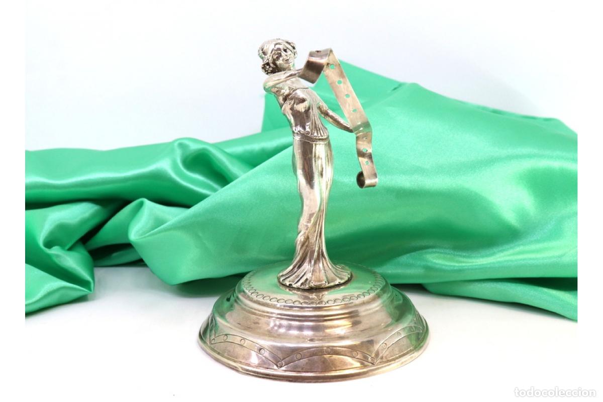 Antig&uuml;edades: Palillero de plata - Dama antigua - Foto 8