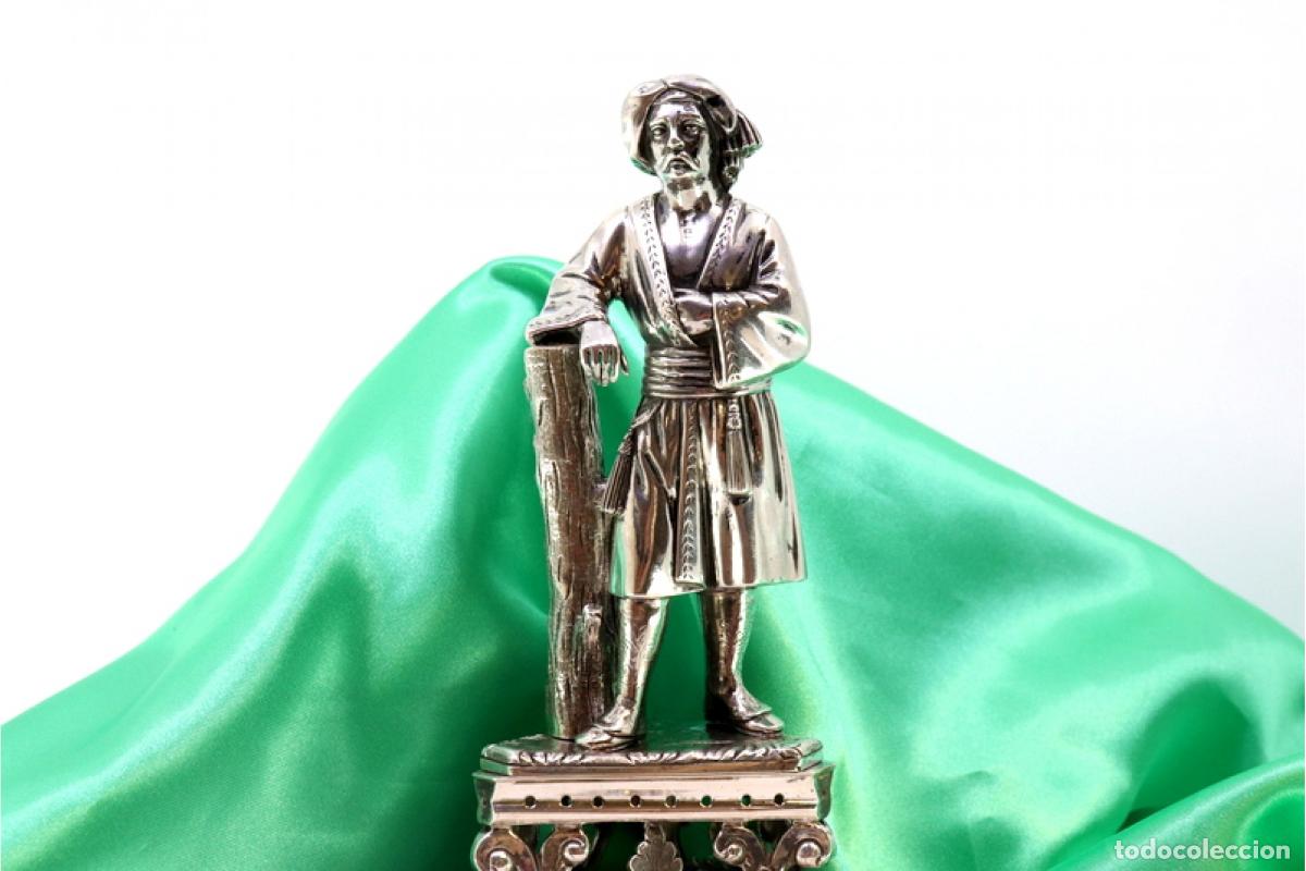 Antig&uuml;edades: Palillero de plata - noble turco - Foto 2